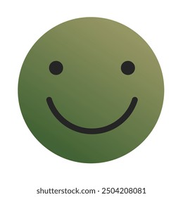 Emoji or Emoticon Gradient Art Vector