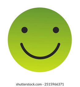 Emoji or Emoticon Gradient Art Vector