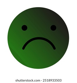 Emoji or Emoticon Gradient Art Vector