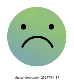 Vetor de Arte com Gradiente Emoji ou Emoticon