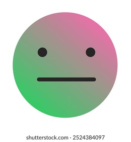 Vetor de Arte com Gradiente Emoji ou Emoticon