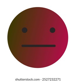 Vetor de Arte com Gradiente Emoji ou Emoticon