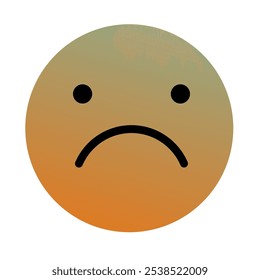 Emoji or Emoticon Gradient Art Vector