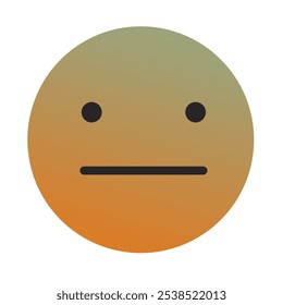 Emoji or Emoticon Gradient Art Vector