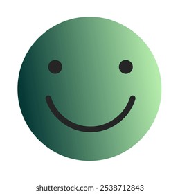 Emoji or Emoticon Gradient Art Vector