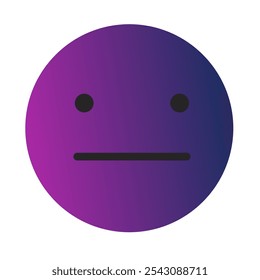 Emoji oder Emoticon Gradient Art Vector