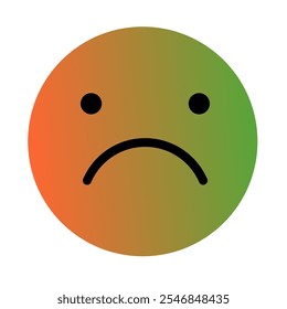 Vetor de Arte com Gradiente Emoji ou Emoticon