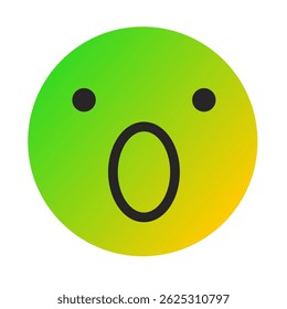 Emoji o Emoticon Gradient Art Vector