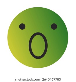 Emoji or Emoticon Gradient Art Vector