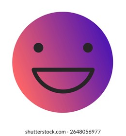 Emoji o Emoticon Gradient Art Vector