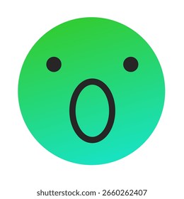 Emoji o Emoticon Gradient Art Vector