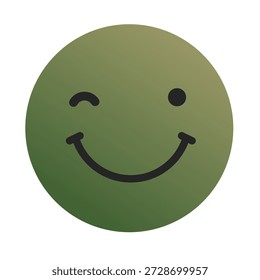 Emoji or Emoticon Gradient Art Vector
