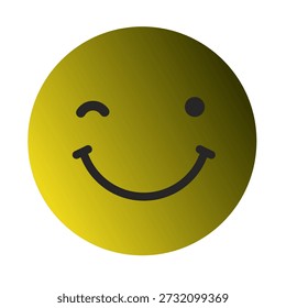 Emoji o Emoticon Gradient Art Vector