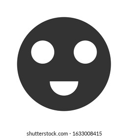 Emoji, emoticon icon, vector graphics