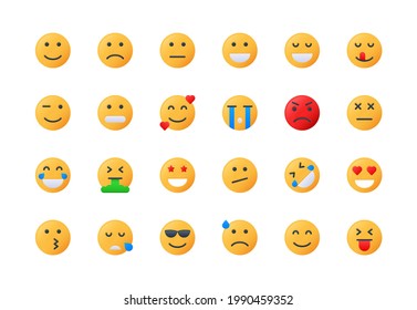 Emoji - Emoticons Gradient Icon Set