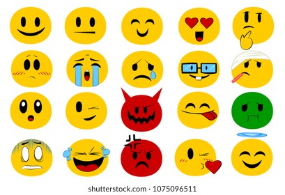 Emoji Emotions Set