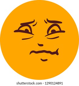 emoji expression face vector illustration