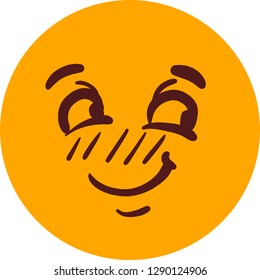 emoji expression face vector illustration