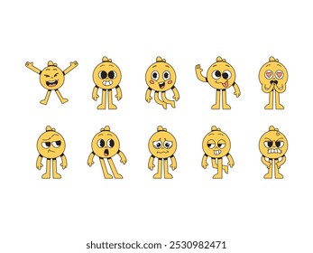 Emoji Expression Icon Element Set