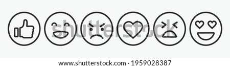 emoji face chat message icon 