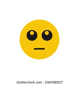 Emoji face - emoticon icon Vector