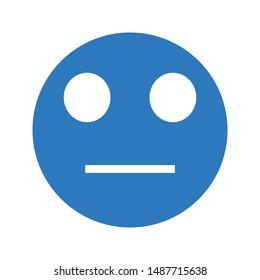 emoji face glyph colour vector icon 