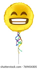 Emoji Face With Grinning on Foil Balloon