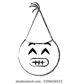 emoji face with party hat