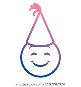 emoji face with party hat