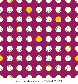 emoji face pattern wallpaper seamless