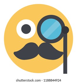 Emoji face vector