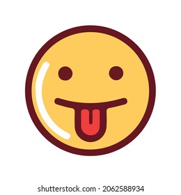 Emoji se enfrenta a iconos simples símbolos de línea delgada imagen vectorial