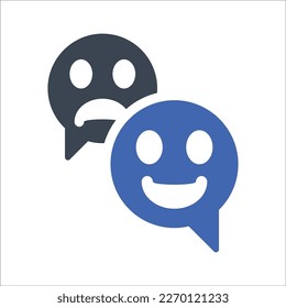 Emoji-Feedback-Symbol, Vektorgrafik