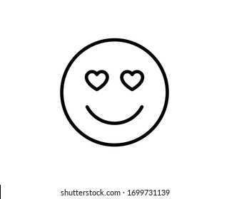 Emoji flat icon. Thin line signs for design logo, visit card, etc. Single high-quality outline symbol for web design or mobile app. Emoji outline pictogram.