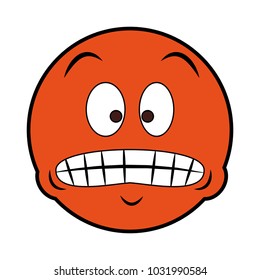 Emoji forced smile
