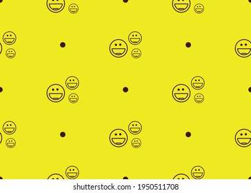 Emoji. Geometric seamless pattern for print design.