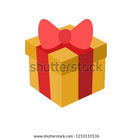 Emoji Gift Box Christmas Birthday Present Stock Vector (Royalty Free