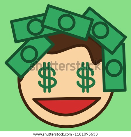 Dollar Money Mouth Face Emoji Design Earn Money Online Daily - money emoji roblox