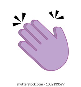emoji hand waving gesture expression