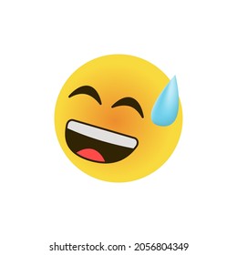 emoji happy, sad, laugh, illustration design icon symbol