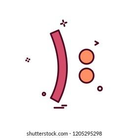 Emoji icon design vector