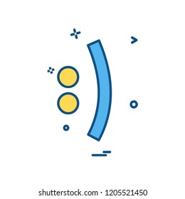 Emoji icon design vector