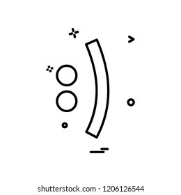 Emoji icon design vector