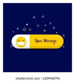 Emoji icon design vector