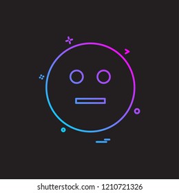 Emoji icon design vector 