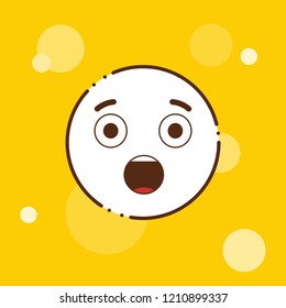 Emoji icon design vector