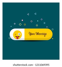 Emoji icon design vector