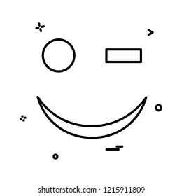 Emoji icon design vector