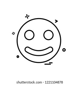 Emoji icon design vector