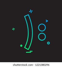 Emoji icon design vector